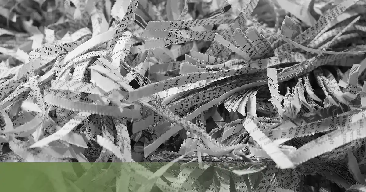 Shredding services Felixstowe, Suffolk